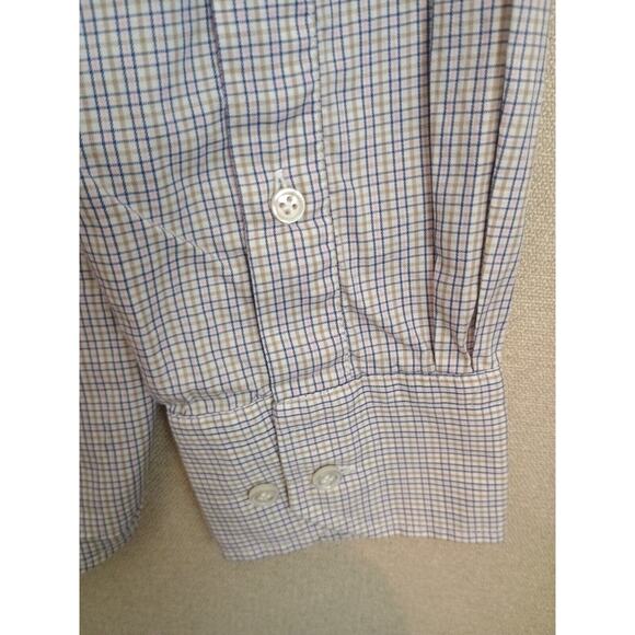 Peter MIllar Collection Flex Finish Shirt Mens Medium Multicolor Plaid Button-Up - Picture 7 of 9